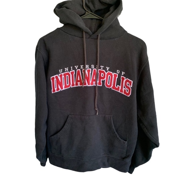 Vintage University of Indianapolis Hoodie Sweatshirt Embroidered Size Small - Picture 1 of 5